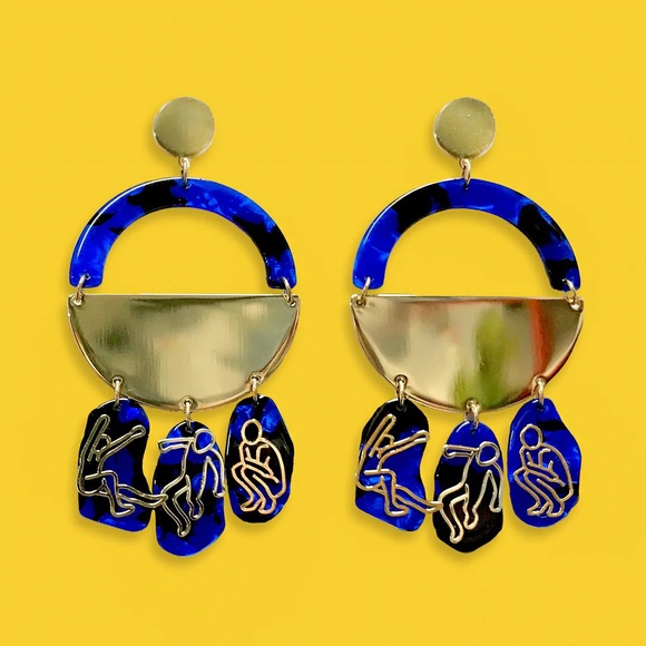 Empathy Earrings By Dash Of Pep - Picture 1 of 2